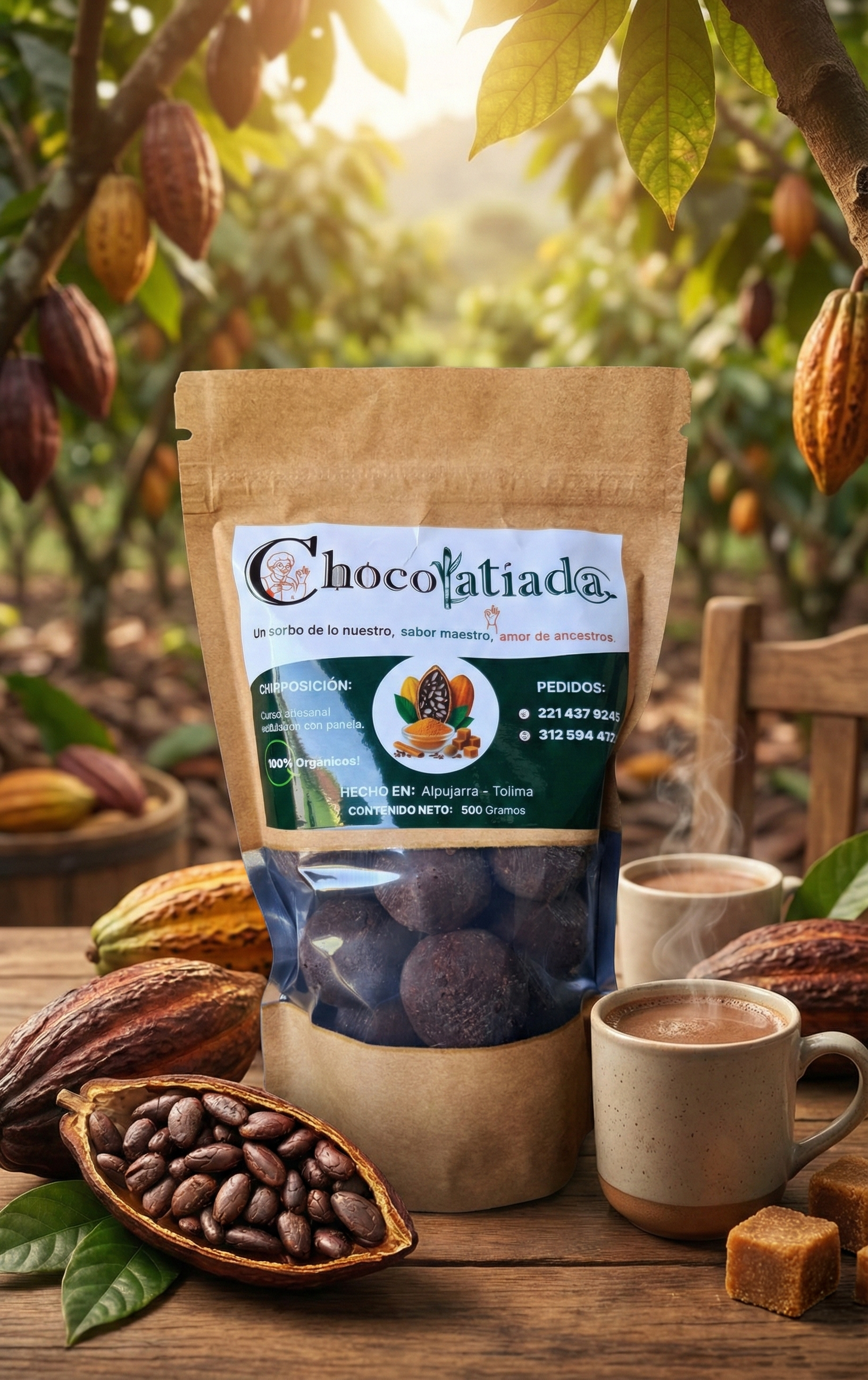 Chocolatiada Línea Semi-Amarga — 70% Cacao