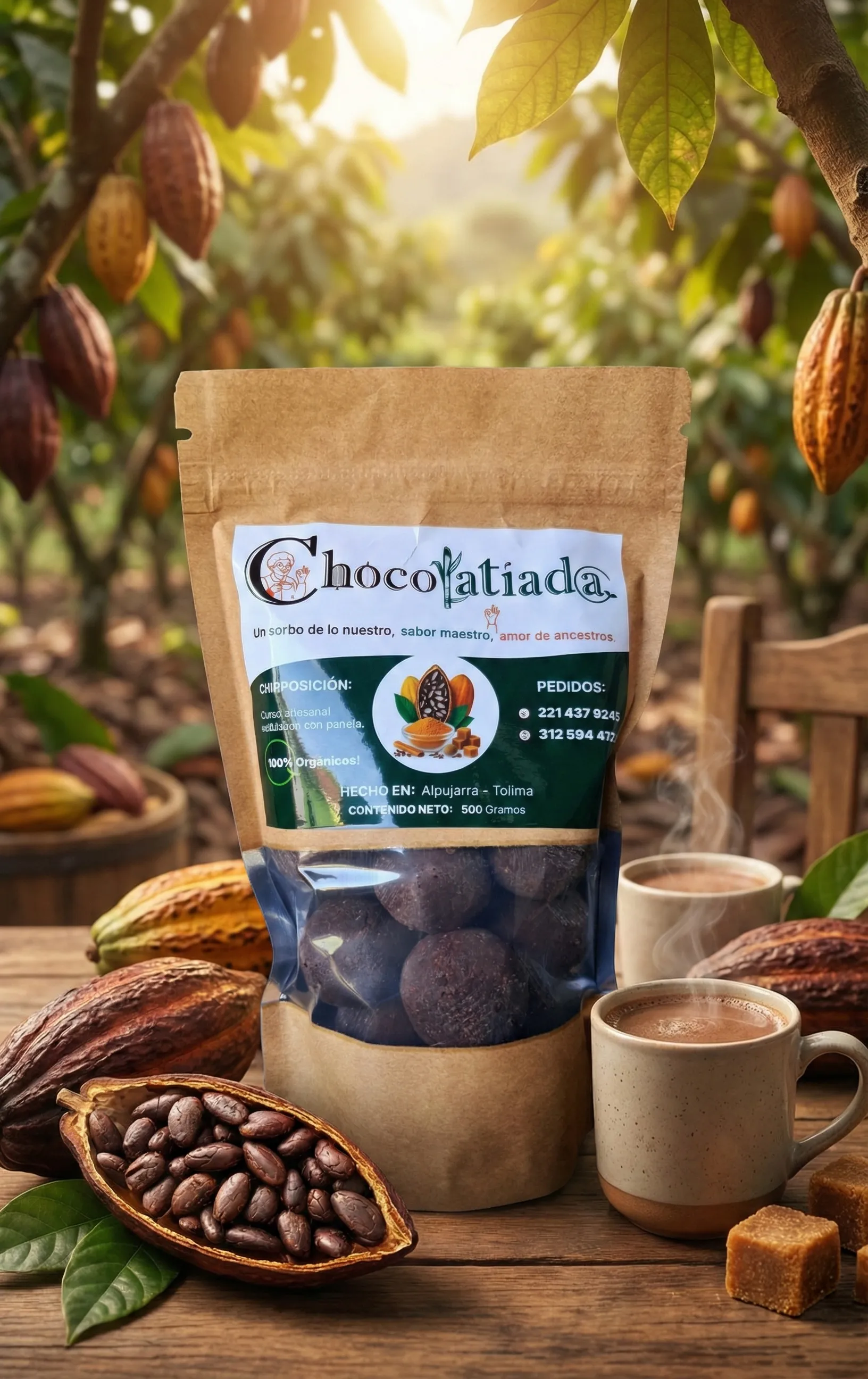 Chocolatiada Línea Semi-Amarga — 70% Cacao